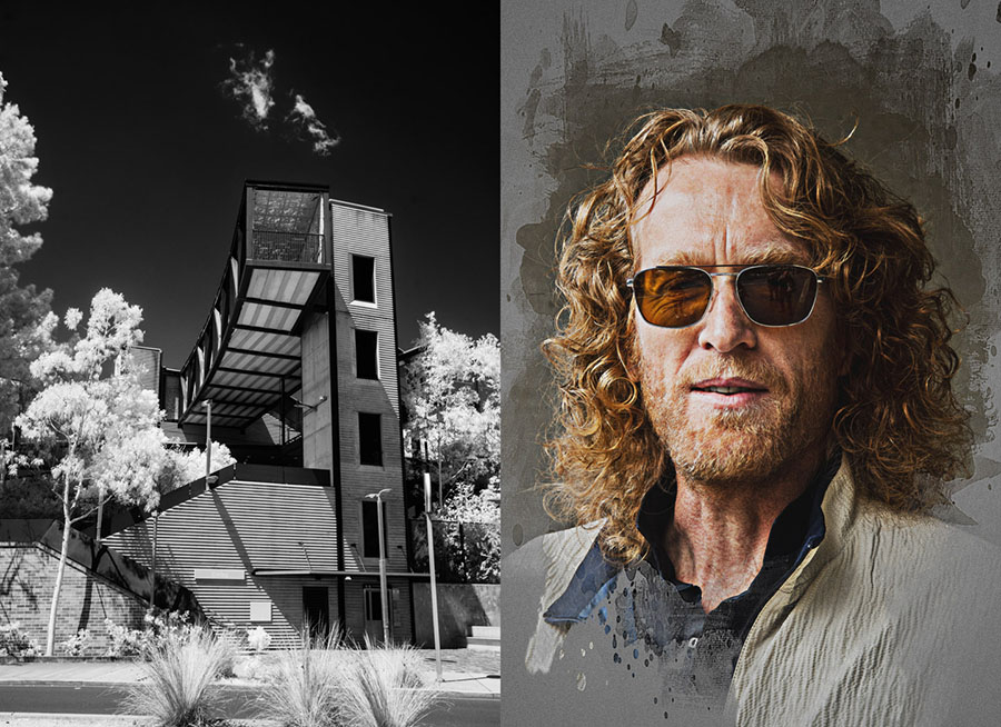 Oatley Station (Infrared) and Street Portrait in the Rocks, Sydney