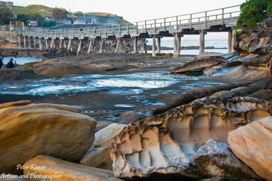 Timber Bridge to Bare Island, Botany Bay NSW