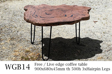 Live Edge Red Gum Burl WGB14